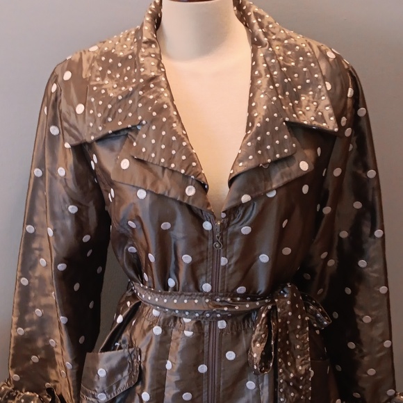 Samuel Dong dot trench coat - Picture 2 of 8